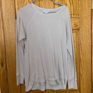 Tan long sleeve top size M. Worn once, no stains or tears.
